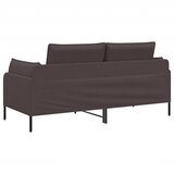 SOFA za dvije osobe Tamno smeđa 188 x 81 x 89 cm Tkanina | shoptok.hr