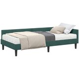 vidaXL Kotni okvir postelje z matrico Drugo 2 pcs Zelena Žamet, (5000123819) | Shoptok.si