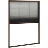  Zaslon protiv insekata za prozore aluminijski smeđi 80 x 120 cm | shoptok.hr