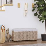  Klupe za odlaganje 2 kom sa sivim jastukom 69 cm od rogoza | Eponuda.com