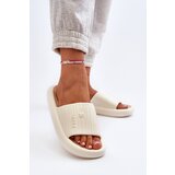 Boto FK1 Lightweight Women's Foam Slides in Light Beige by Fenicva | Shoptok.si