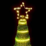 vidaXL LED božićno drvce 475 LED toplo bijelo 247 cm | shoptok.hr