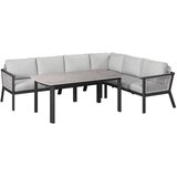 Amatio JEDILNA LOUNGE GARNITURA tkanina aluminij | Shoptok.si
