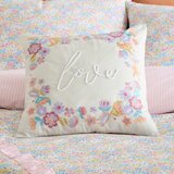 Catherine Lansfield Okrasna blazina iz mešanice lana 45x45 cm Love – | Shoptok.si