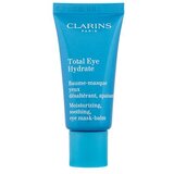Clarins Total Eye Hydrate Moisturizing, Soothing, Eye Mask-Balm maska za područje oko očiju za sve vrste kože 20 ml za žene | shoptok.hr