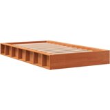 vidaXL Okvir kreveta voštano smeđi 90 x 190 cm od masivne borovine | shoptok.hr