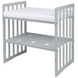 Waldin Oval krevetić 7u1 s madracem GREY | shoptok.hr