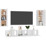  5-dijelni set TV ormarića bijeli od konstruiranog drva | shoptok.hr