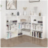 Skye_Decor Skye Decor Polica za knjige ugaona Adel Corner Set 2 506MNR1546 | Eponuda.com