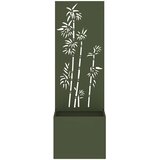  Privatnost u vrtu Cvjetni Maslinovo zelena 50 x 150 cm | shoptok.hr