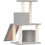  Penjalica za mačke sa stupovima za grebanje svjetlosiva 82 cm | shoptok.hr