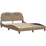  Okvir za krevet Viana bez madraca cappuccino 140x190 cm umjetna koža | shoptok.hr