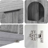  Mačja Kuća Siva Sonoma 85 x 55 x 50,5 cm Konstruirano drvo | shoptok.hr