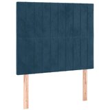  Uzglavlje tamnoplavo 90x5x118/128 cm baršunasto | shoptok.hr