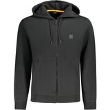 Boss MEN&#39;S BLACK ZIP-UP SWEATSHIRT Cene