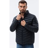 Ombre Puhovke Moška prešita bunda (C528BLACK) pisana | Shoptok.si