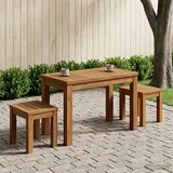 Stolić za kavu Prirodna 60,5 x 30 x 36 cm Čvrsto drvo akacije | shoptok.hr