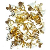  Dekorativni zvončići zlatne boje 30 komada (Novogodišnja dekoracija ) | Eponuda.ba