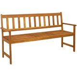  Vrtna klupa 158 x 55 x 89 cm Čvrsto drvo akacije Prirodna | shoptok.hr