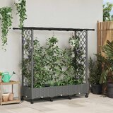  Povišeni krevet s mrežom i krovom Svjetlosiva 164 x 40 x 127 cm | shoptok.hr