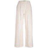 JJXX Hlače Pants Vigga Wide - Seedpearl Bela Cene