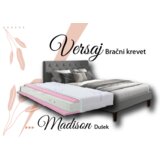ABC Beds Design Versaj Bračni Krevet 216X164X108 cm - Sivi + Madison Dušek za Bračni krevet 160x200 cm | ePonuda.com