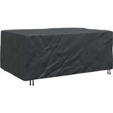 vidaXL Prevleka za zunanje pohištvo Črna 210 x 130 x 70 cm 420D | Shoptok.si