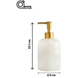 WALLXPERT dozator za sapun bianco white matte gold | Eponuda.com