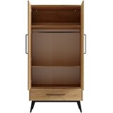 Pinio Otroška garderobna omara v dekorju bukve v naravni barvi 100x200 cm Retro – | Shoptok.si