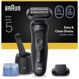 Braun Series 5 52-N7200cc električni brivnik s čistilno in polnilno postajo SmartCare Black 1 kos Cene