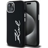Karl Lagerfeld OVITEK ZA IPHONE 15 S SILIKONSKIM IN KOVINSKIM LOGOTIPOM, (5000010670) | Shoptok.si