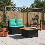  2 Kos Vrtna srednja sofa z dvigalno mizo poli ratan, (5000269711) | Shoptok.si