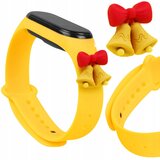 HURTEL STRAP XMAS STRAP BAND ZA XIAOMI MI BAND 4 3 BOŽIČNI RUMENI ZVONČKI, (21910353) | Shoptok.si