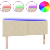  Vzglavje z LED lučmi z vzglavjem krema 160 cm blago, (5000044041) | Shoptok.si