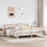  Okvir kreveta bez madraca 200 x 200 cm od masivne borovine | shoptok.hr