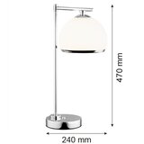  Argon 8121 - Stona lampa MARBELLA 1xE27/15W/230V hrom | Eponuda.com