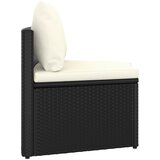  9-dijelni set vrtnih sofa od poliratana s jastucima crni | shoptok.hr