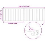  Vrata za pse 2 pcs Crna 100 x 60 cm Cinkani čelik | shoptok.hr