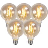 LUEDD Komplet 5 dimnih LED žarnic z žarilno nitko E27 5W 450lm 2200K Cene