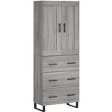  Visoka komoda siva sonome 69 5x34x180 cm od konstruiranog drva | shoptok.hr