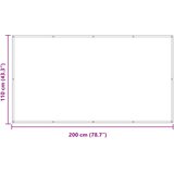  Balcony ekran Tamnozelena 110 x 200 cm Oxford tkanina | shoptok.hr