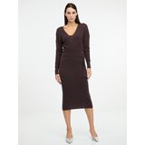 Orsay Brown women's midi dress - Women's Cijene