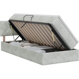  s od storage Svjetlosiva 100 x 200 cm Baršun | shoptok.hr