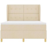  Podna opruga s madracem Tamno siva 90x190 cm Krema 160 x 200 cm | shoptok.hr