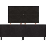 vidaXL Crni Baršunasti Krevet 160x200 cm | shoptok.hr
