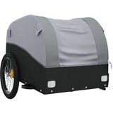  Teretna prikolica za bicikl crno-siva 45 kg željezna | shoptok.hr