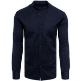 DStreet Men's Plain Navy Blue Shirt | shoptok.hr