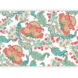  Foto tapeta - Ethnic vegetation - plant motif with ornaments in coloured flowers 450x315 | shoptok.hr