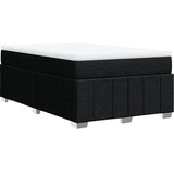  Krevet s oprugama i madracem crni 120 x 200cm od tkanine | shoptok.hr