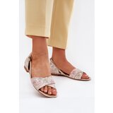 Maciejka Leather Flat Sandals | Shoptok.si